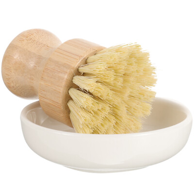 #ad Ceramic Holder Scrub Brush for Kitchen Cleaning ON $13.99