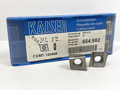 #ad KAISER CCMT 120408 654.992 New Carbide Inserts 10pcs $69.95