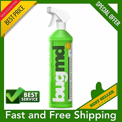 #ad BugMD Empty Refillable Spray Bottle Pest Control Essential Oil Concentrate 32oz $15.99