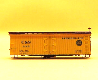 #ad #ad PACIFIC TRACTION 1112 Camp;S 30#x27; REEFER HOn3 SCALE $36.89