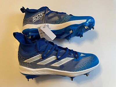 #ad #ad NWT Adidas Adizero Afterburner 9 Mens Size 8 Baseball Cleats Royal Blue HP2178 $49.99
