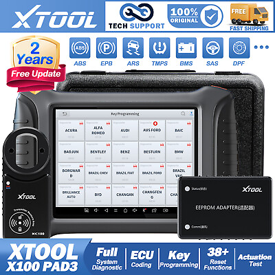 #ad XTOOL X100 PAD3 Key Programming 38 Reset Functions All System Diagnostic Coding $799.00
