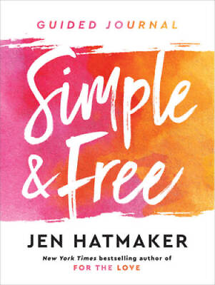 #ad Simple and Free: Guided Journal Diary By Hatmaker Jen GOOD $3.73