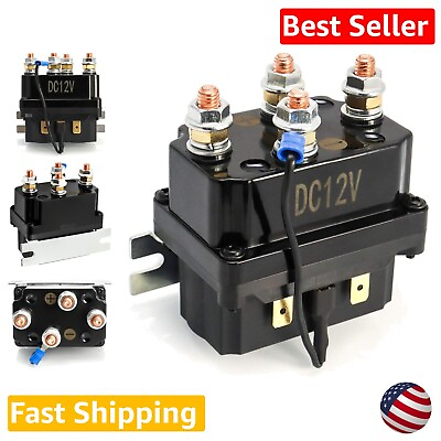 #ad Winch Relay Solenoid Replacement Contactor 12V 250A ATV UTV Compatible $37.99