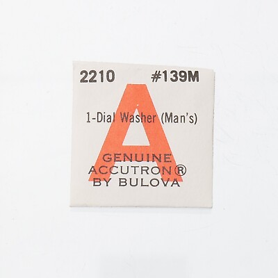 #ad Accutron By Bulova 2210 Part #139M Original 1 Dial Washer Mens NOS C5D6 $8.99