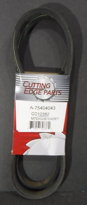 #ad New Aamp;I Cutting Edge Parts CC12382 75404043 Replacement Belt MTD Cub Cadet $11.95