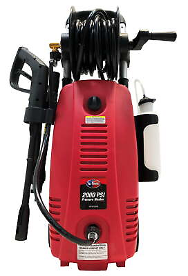 All Power 2000 PSI 1.6 GPM Electric Pressure Washer with Hose Reel for Building #ad $139.64