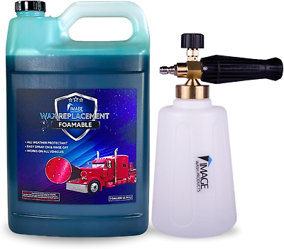 #ad Wax Replacement Foamable Protectant for Any Size Vehicle. Foam On Rinse off $224.99