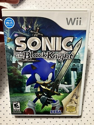#ad Sonic and the Black Knight Nintendo Wii 2009 SEGA Tested Complete W Manual $16.85