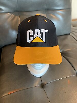 #ad VINTAGE CAT Cap hat CYRK BRAND CATERPILLAR SnapBack Trucker MAQSA $20.70
