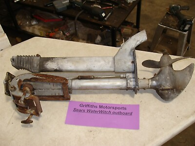 #ad 1930#x27; 40#x27;s Sears Water Witch outboard motor 571.14 lower drive unit prop $88.00
