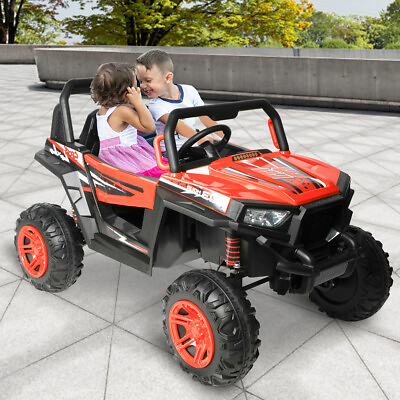 #ad COLOR TREE 2 Seater Ride On Car 12V Truck Electric Vehicle RC Music amp; Light Gift $229.99