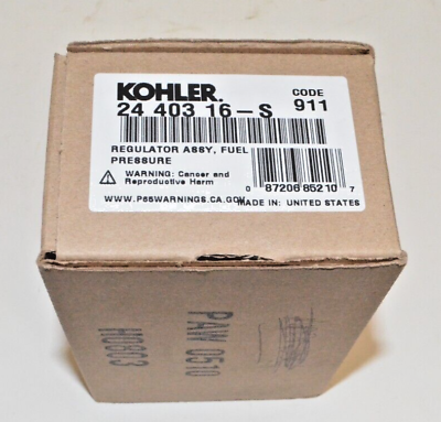 #ad New Kohler 24 403 16 S Regulator Assy; Fuel Pressure Fits CH26 78525 26 HP $232.00