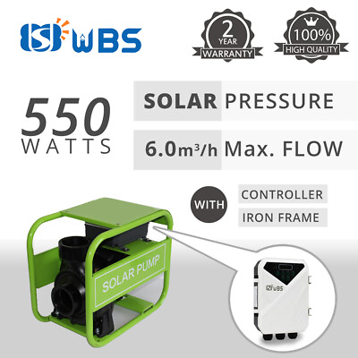 #ad 550W 48V Solar Direct DC Pressure Pump Surface Water Transfer OffGrid Irrigation AU $505.99
