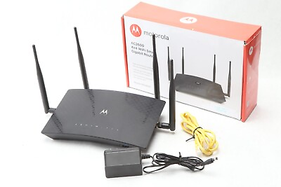 #ad #ad MOTOROLA AC2600 4x4 WiFi Smart Gigabit Router Extended Range Model MR2600 O23 $54.99