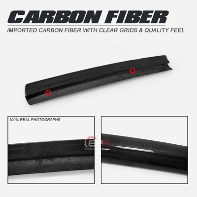#ad For Nissan R33 GTR FRD Type Carbon Fiber Rear Spoiler Gurney Flap Stick Lip $304.92