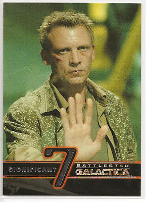 #ad Battlestar Galactica Season 3 Significant 7 Card SS2 Leoben Conoy $3.88