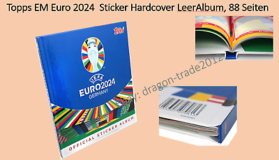 #ad #ad Topps UEFA EM EURO 2024 Hardcover LeerAlbum 6 Stickers EUR 15.90