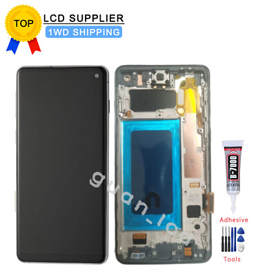 #ad #ad Replacement For Samsung Galaxy S10 G973 LCD Display Touch Screen Digitizer Frame $70.85