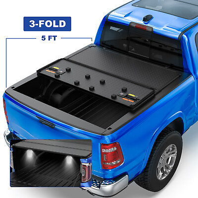#ad Tri Fold 5FT Hard Tonneau Cover Truck Bed For 2004 14 Chevy Colorado GMC Canyon $309.95