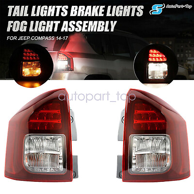#ad For Jeep Compass 2014 2017 Rear Left Right Side LED Tail Light Lamp Taillights $119.09