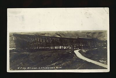 #ad CPRy Bridge Lethbridge Alberta the Lethbridge Viaduct commonly k Old Photo AU $9.00