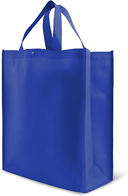 #ad Simply Green Solutions Reusable Grocery Bags Durable Large Tote Royal Blue $34.78