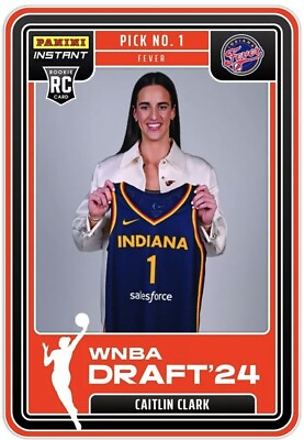 #ad 2024 Panini Instant WNBA Draft #1 Caitlin Clark Indiana Fever RC PRESALE $6.99
