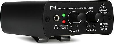 #ad Behringer Powerplay P1 Personal In ear Monitor Amplifier $79.00