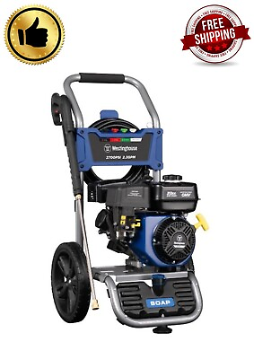 HOTDEAL Westinghouse Heavy Duty Cleaning 4 Nozzles Soap Tank Included 2700 PSI $189.99