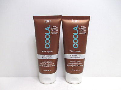 #ad COOLA SUNLESS TAN FIRMING LOTION 2 OZ 2 PC LOT $24.00