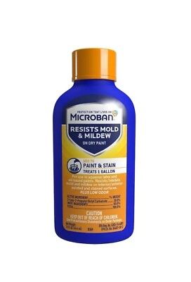 #ad Microban Resistant Mold and Mildew Paint amp; Stain Additive 1.5 Fluid Ounces $10.89