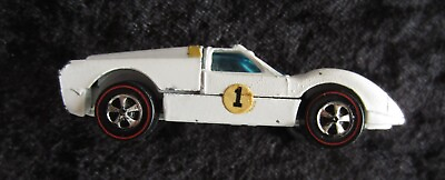 #ad Hot Wheels Redline Ford J Car 1967 White quot;Sweet 16quot; Made In Hong Kong $59.99