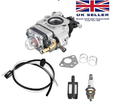 #ad Screwfix Titan 95010 Brush Cutter Service Kit Carburettor Spark plug Fuel Pipe $46.85