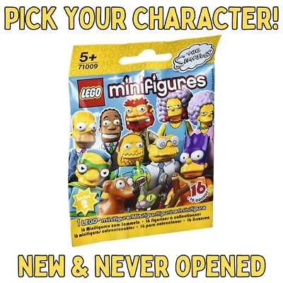 #ad YOU PICK New Sealed LEGO Simpsons Minifigures Series 2 71009 CMF $6.29