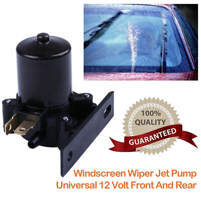 #ad Best Universal Washer Pump 12 Volt Front And Rear Windscreen Wiper Jet Pumpt US $9.52