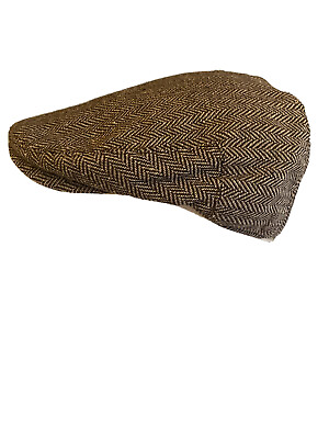 #ad Wonderful Fashion Brown Tweed Herringbone Cabbie Newsboy Hat Cap $18.74