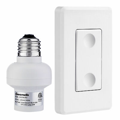 #ad DEWENWILS Wireless Remote Control Light Lamp Socket Bulb Base Adapter $19.99