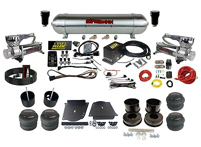 #ad 3 Preset Pressure Complete Bolt 580 Chrm Air Suspension Kit 1964 72 Chevy A Body $2449.98