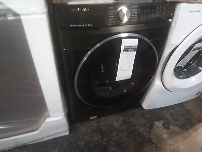 #ad Samsung Smart 4.5 cu ft High Efficiency Stackable Steam Cycle Front Load Washer $727.99