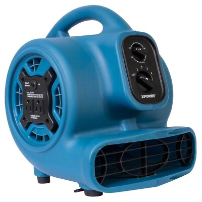 #ad XPower P 230AT 1 4 Hp 2.3 Amp 925 Cfm Electric Mini Mighty Air Mover Blue $65.00