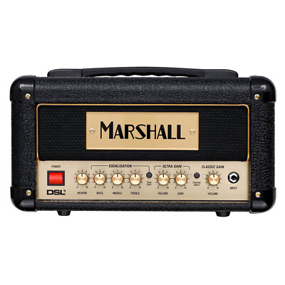 #ad Marshall DSL1HRV All tube head amp Gold Piping amp; Plexi Log Limited edition New $576.00