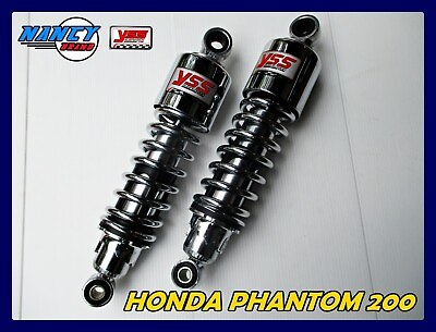 #ad Fit Honda Phantom 200 Rear Shock Set Chrome #nan5898# $52.25