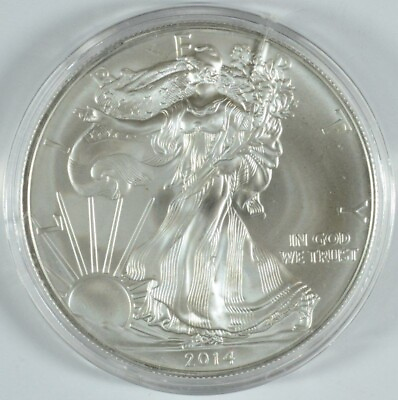2014 American Silver Eagle Brilliant Uncirculated #ad $32.95