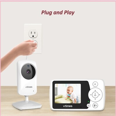 #ad Vtimes Wireless Video Baby Monitor with Digital Camera 3.2quot; Screen VT302 $39.99
