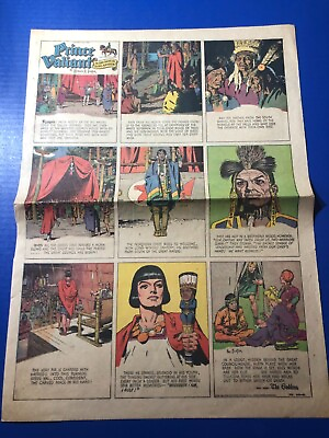 #ad 1 25 48 Prince Valiant In The Days of King Arthur full page Sunday Comic $11.00