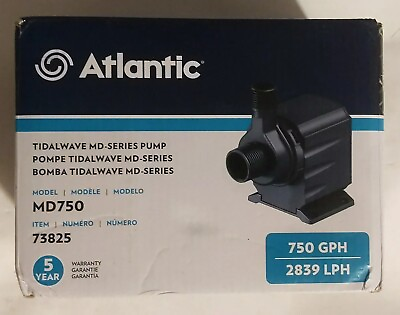 #ad Atlantic MD750 Tidal Wave Submersible Mag Drive Water Pump for Fountain amp; Ponds $120.00