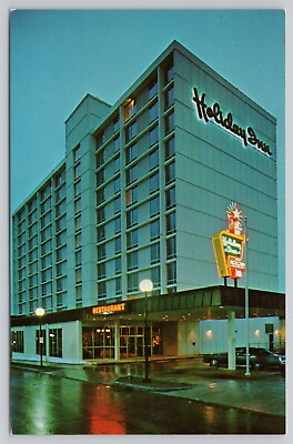 #ad Holiday Inn Spring Street Portland Maine ME Vintage Chrome Postcard $5.00