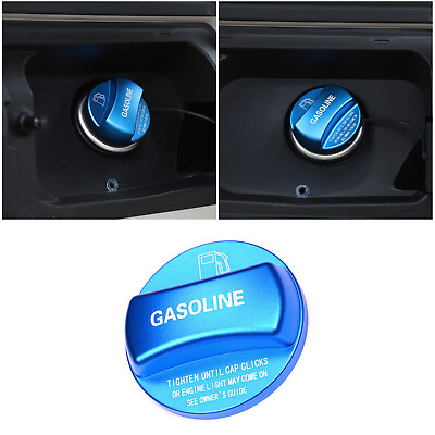 #ad Blue Gasoline Inner Fuel Filler Cover Gas Tank Cap Aluminum For Ineos Grenadier AU $59.98