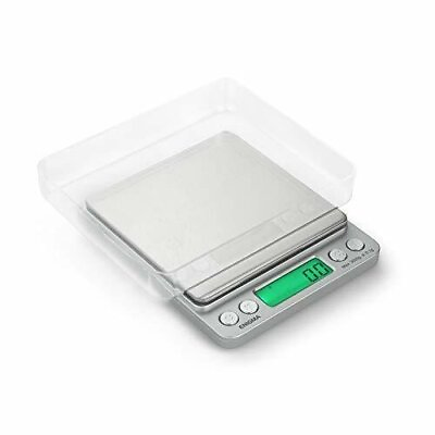 #ad Truweigh ENIGMA Digital Scale 3000g x 0.1g Silver and Portable Grams Scale $19.99